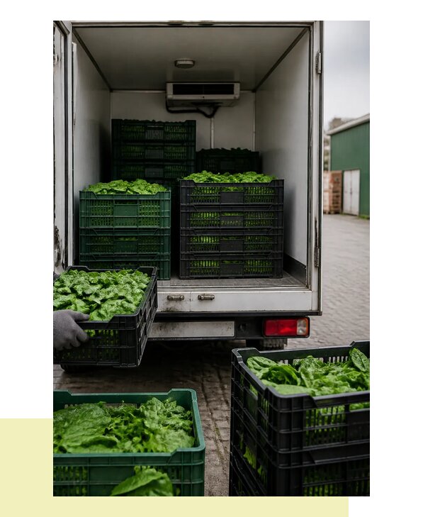 Перевозка шпината в Советскую Гавань с сохранением свежести продукции